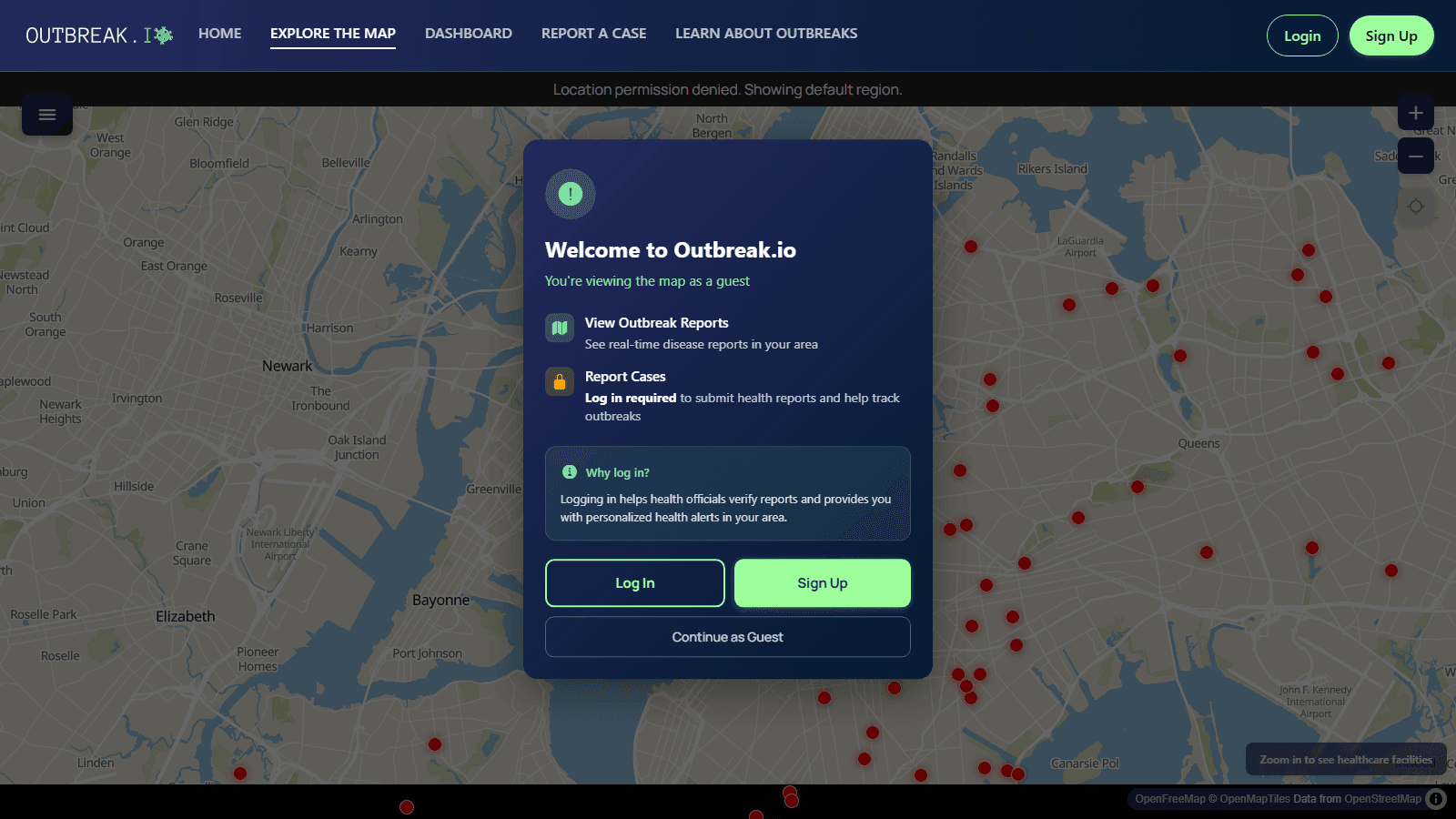 Outbreak.io screenshot 2
