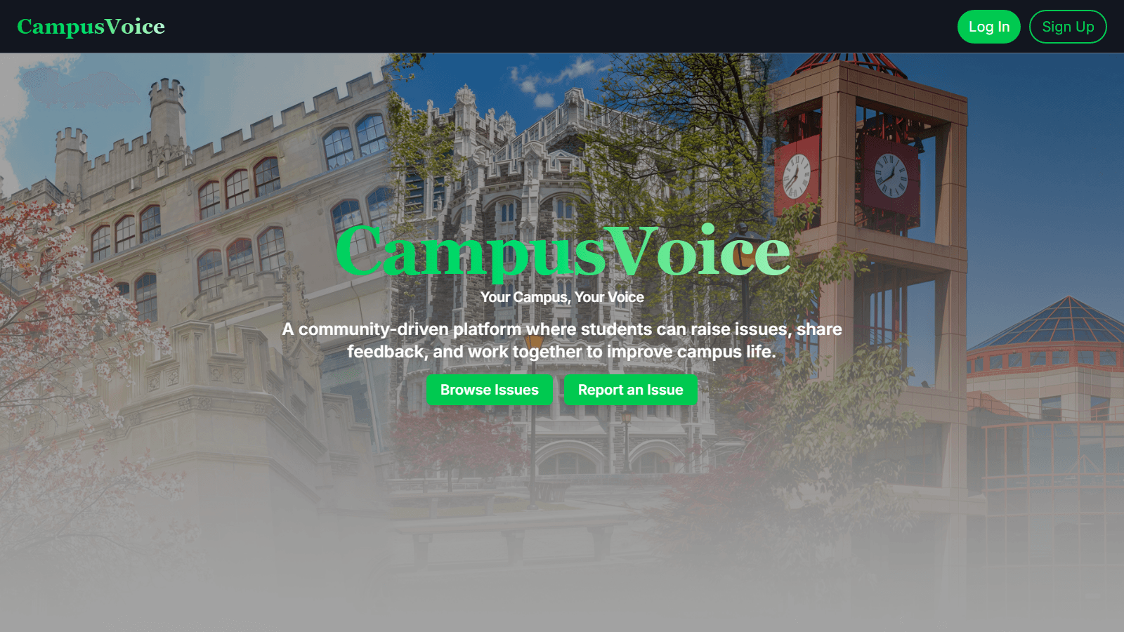 CampusVoice preview