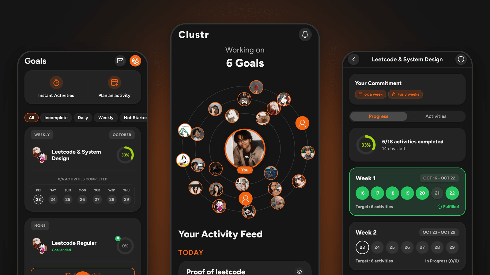 Clustr preview